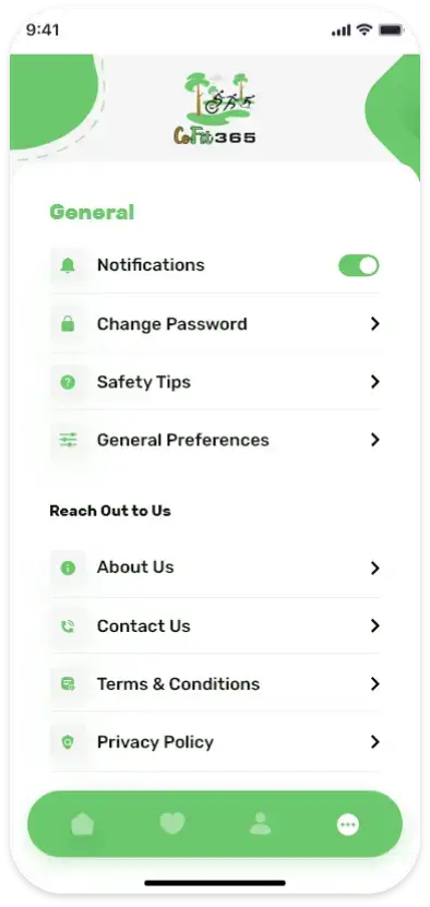 CoFit365 app screen
