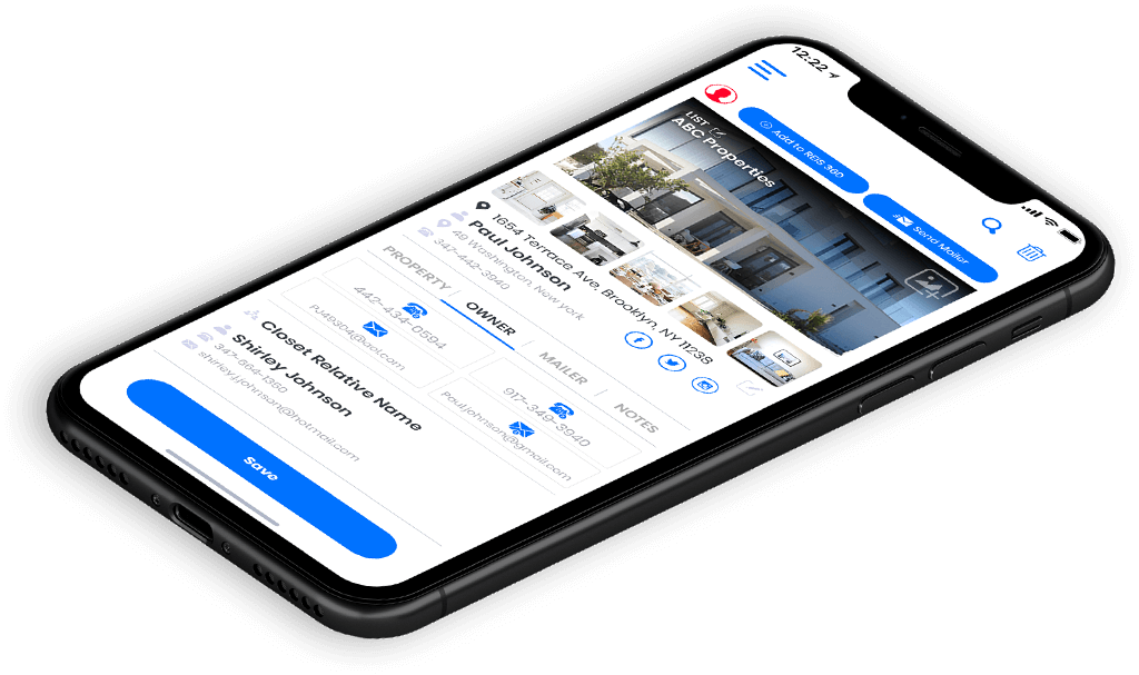 Find Detailed Property screen