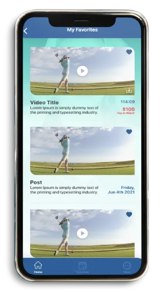 App screen