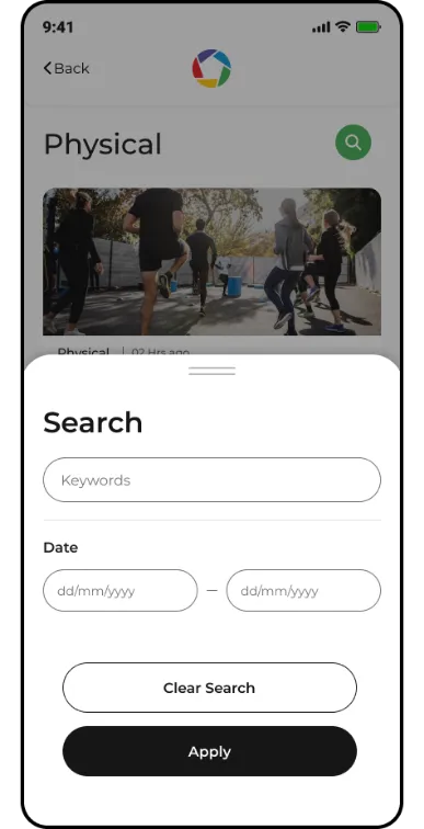 Physical screen