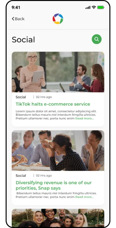 Social screen