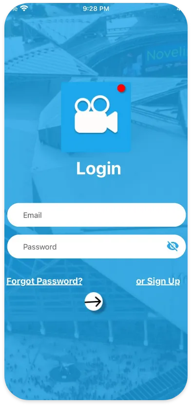 Streamline Live screen
