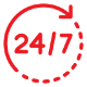 24x7 Support & Maintenance