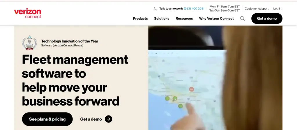 Verizon Connect fleet management software