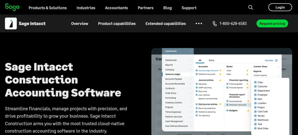 Sage Intacct Construction